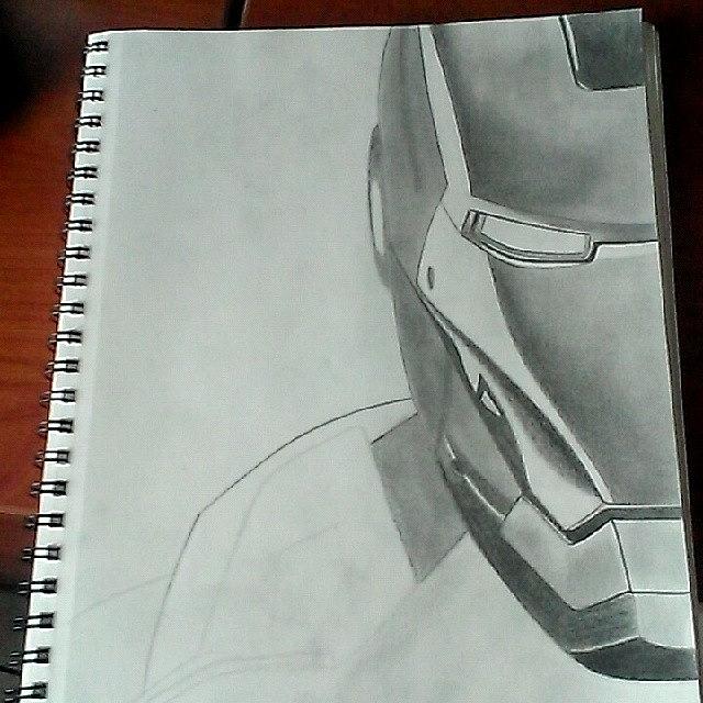 Took long time to sketch this one...Iron man pencil sketch by me :  r/marvelstudios