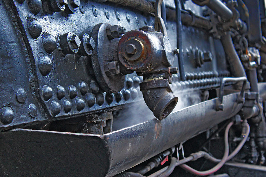 Train Photograph - Workings of a Steam Engine by Rowana Ray