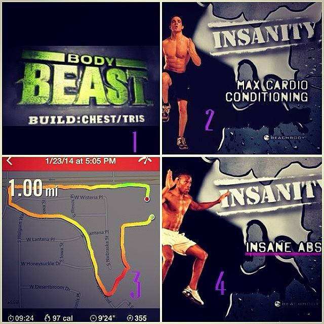 Workout Photograph - #workout #bodybeast #insanity #nike+ by Mandy Sabo