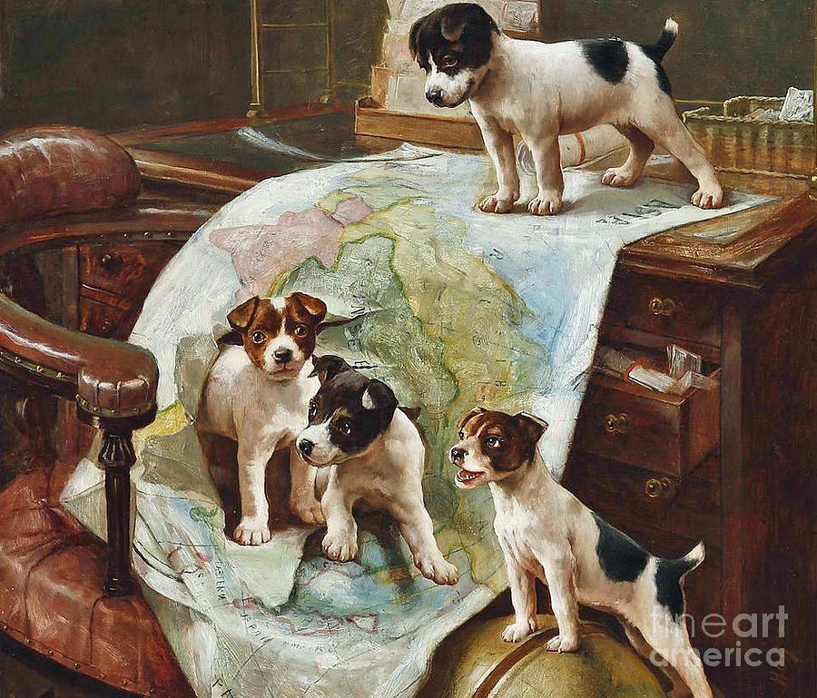 World Domination Painting by Celestial Images