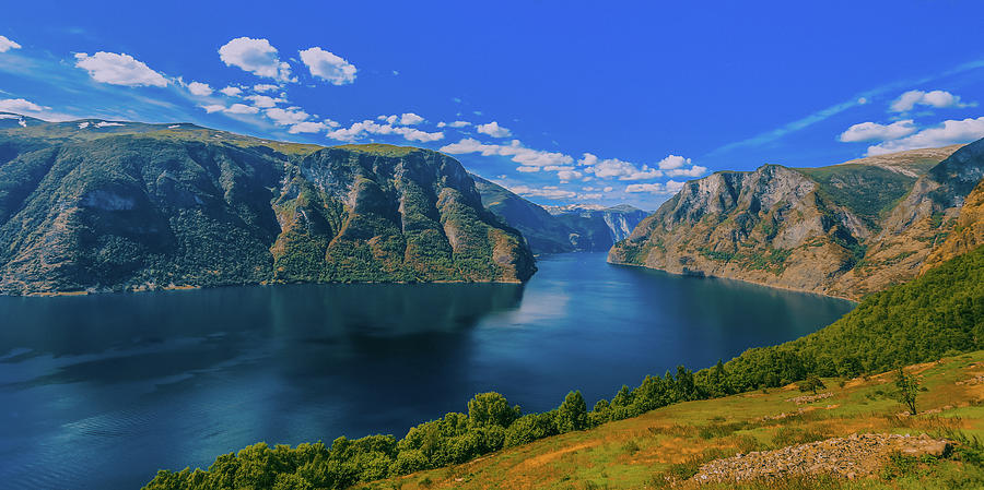 World Famous Geiranger Fjords Of Norway Photograph by Gcshutter
