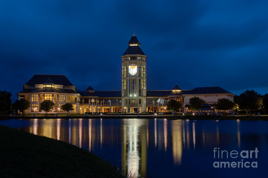 World Golf Hall of Fame at Twilight St. Augustine Florida Photograph by Dawna Moore Photography