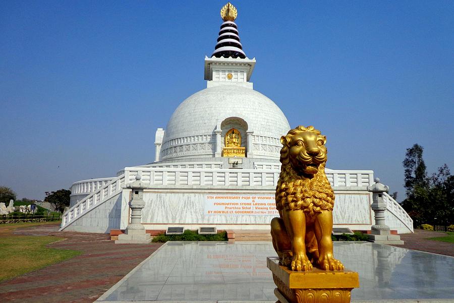 World Peace Pagoda, Delhi Photograph by Smit Sandhir World Peace Pagoda, Delhi Photograph by Smit Sandhir