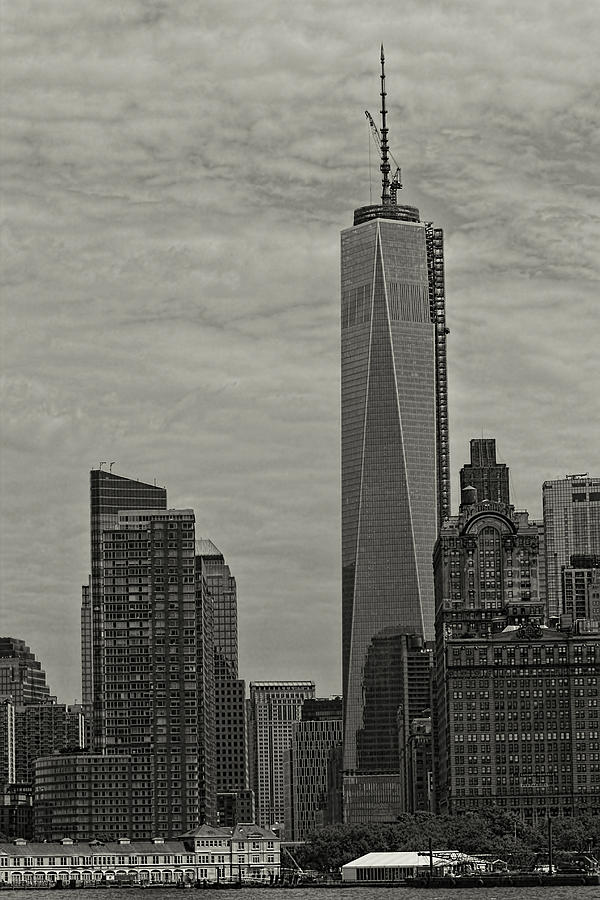 World Trade Center construction Photograph by Jonathan Davison