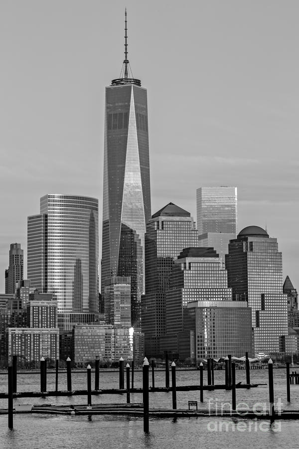 World Trade Center Freedom Tower Nyc Bw Photograph