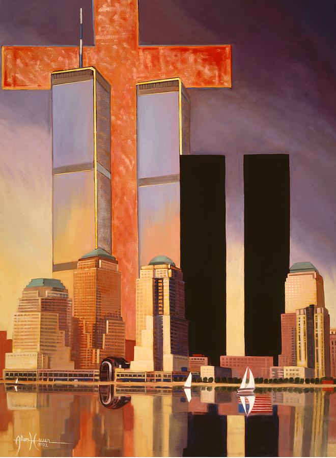 World Trade Center Memorial Painting by Art West
