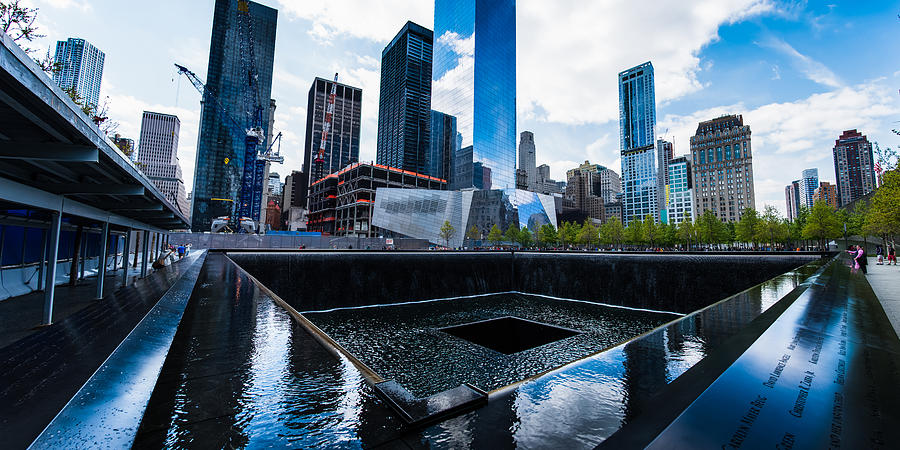 World Trade Center - North Memorial Pool Photograph by Chris McKenna