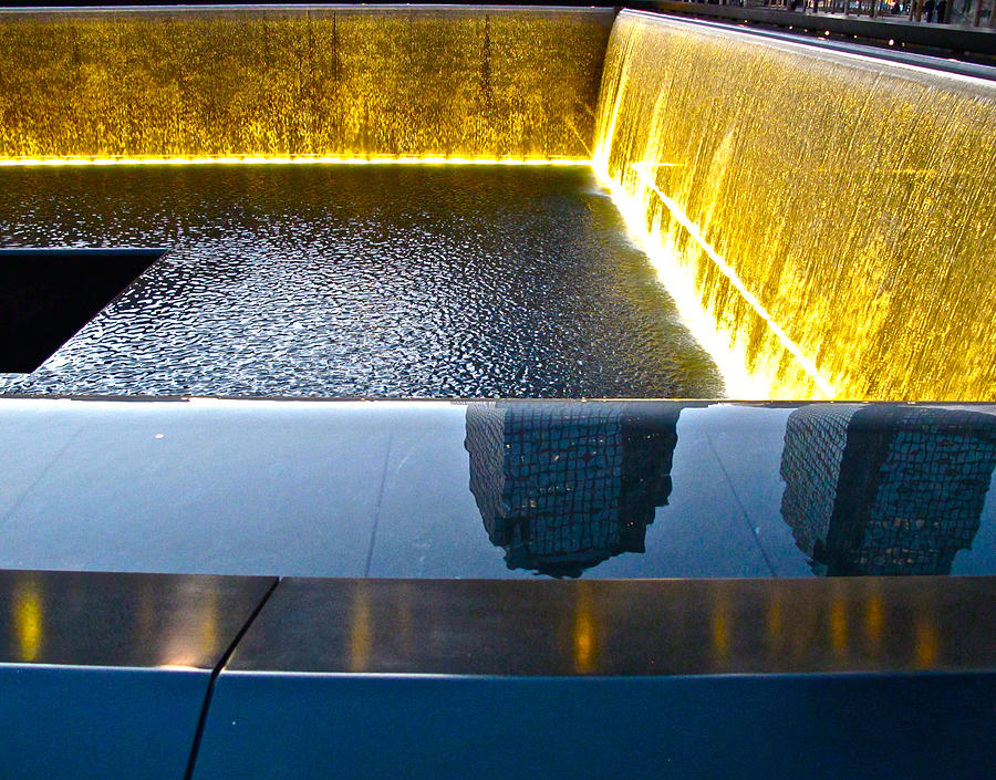World Trade Center Reflections Photograph by Lexi Heft