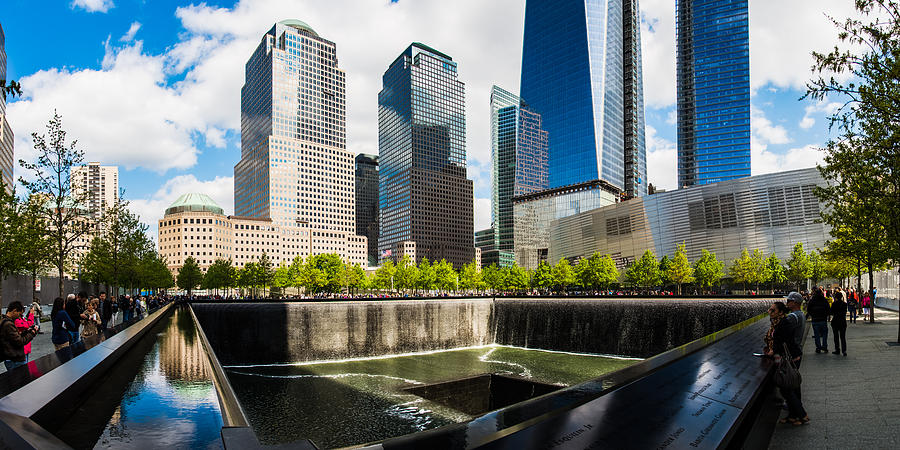 World Trade Center - South Memorial Pool Photograph by Chris McKenna