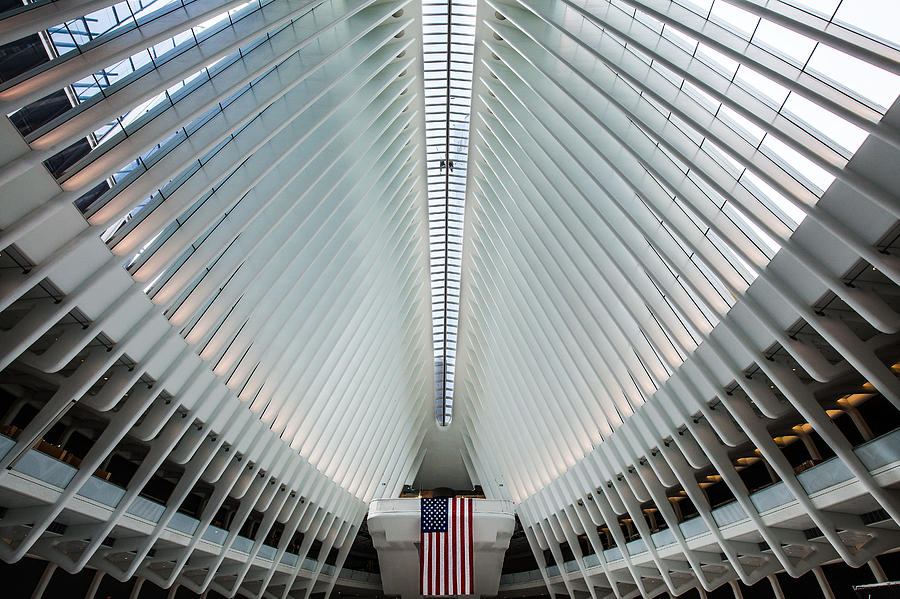 Architecture Photograph - World Trade Center Station by Federico Cella