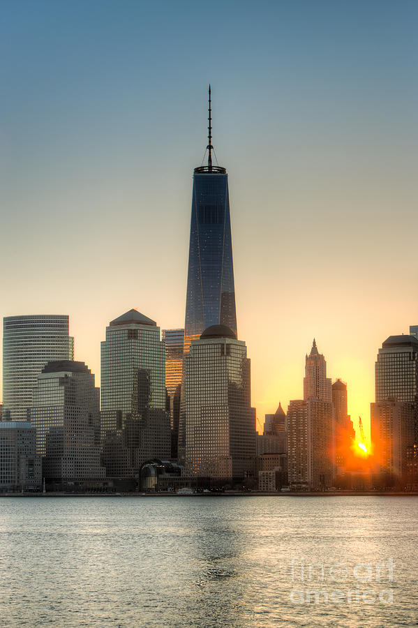 World Trade Center Sunrise III Photograph by Clarence Holmes