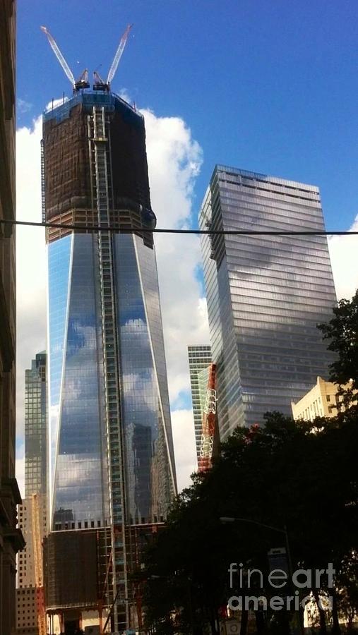 World Trade Center Twin Tower Photograph by Susan Garren