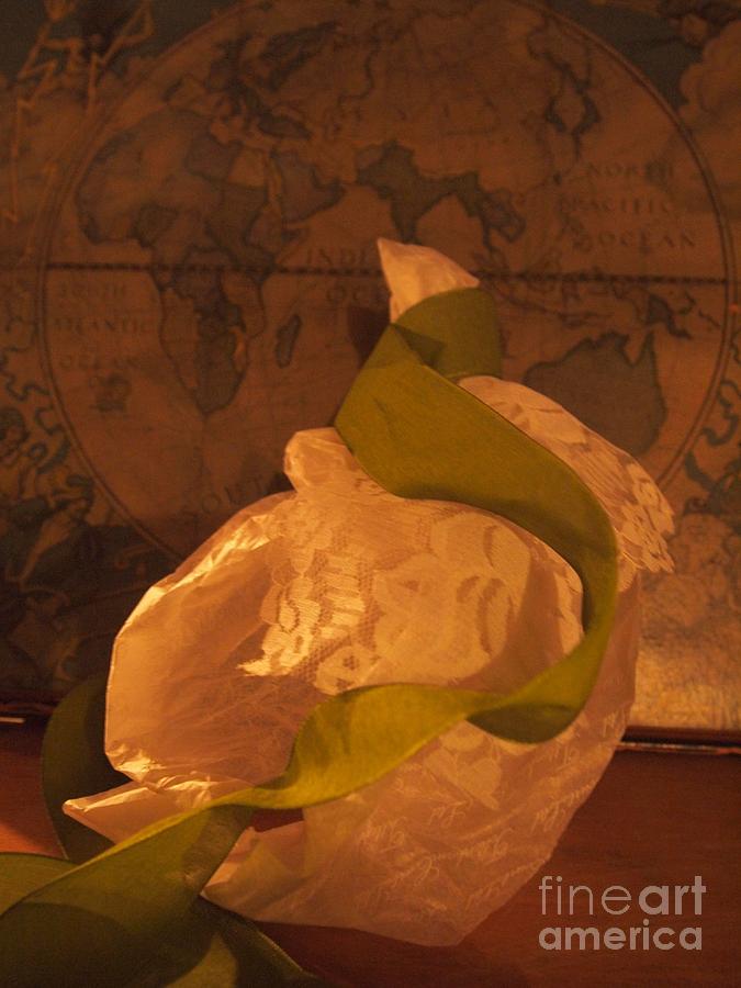 World Traveler Sculpture by Nancy Kane Chapman