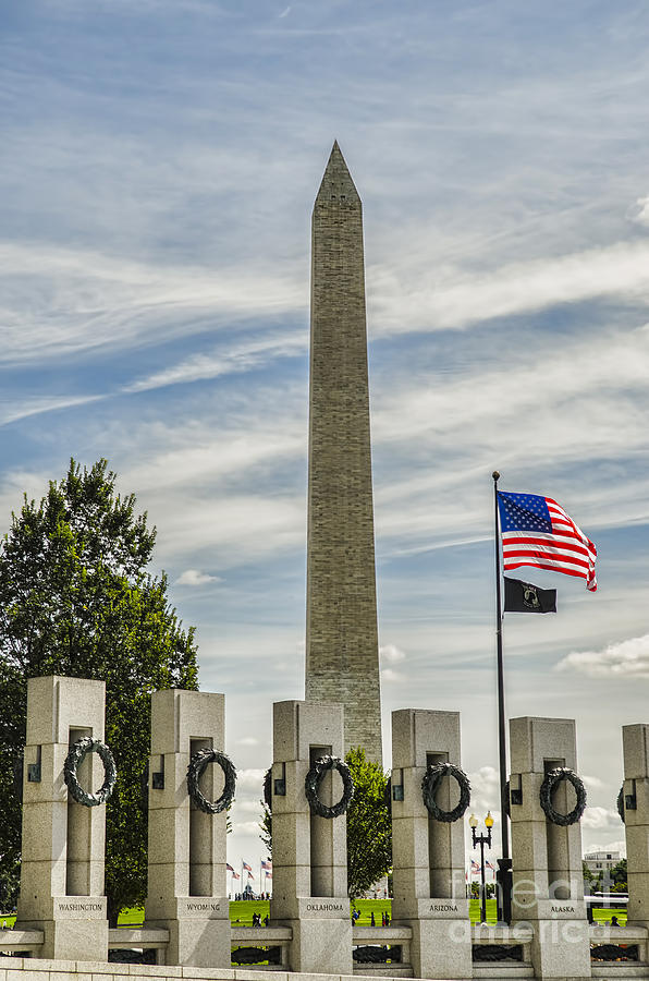 War Memorial Photograph by Judy Wolinsky