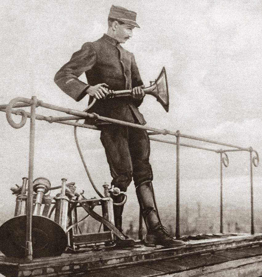 World War I Air Raid Siren Photograph By Granger