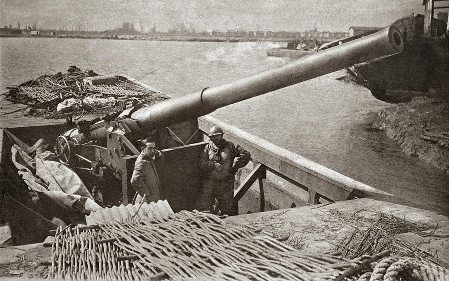 World War I Battery Photograph by Granger