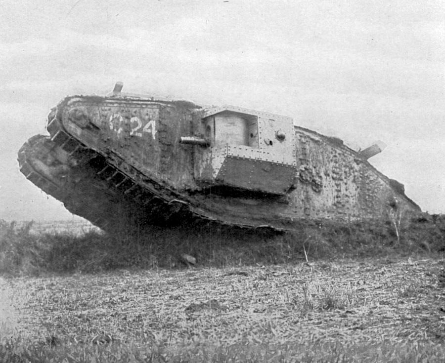 World War I British Tank Photograph by Granger