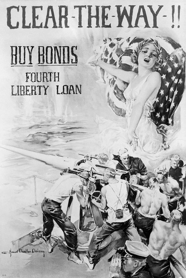 World War I Liberty Loan, C1917 Painting by Granger