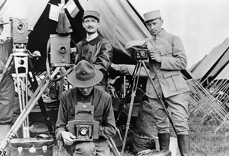 World War I Photographers - To License For Professional Use Visit Granger.com Photograph by Granger
