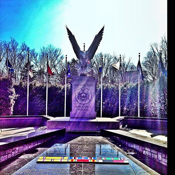 World War II Memorial At Albany, Ny Photograph by Luis Alberto