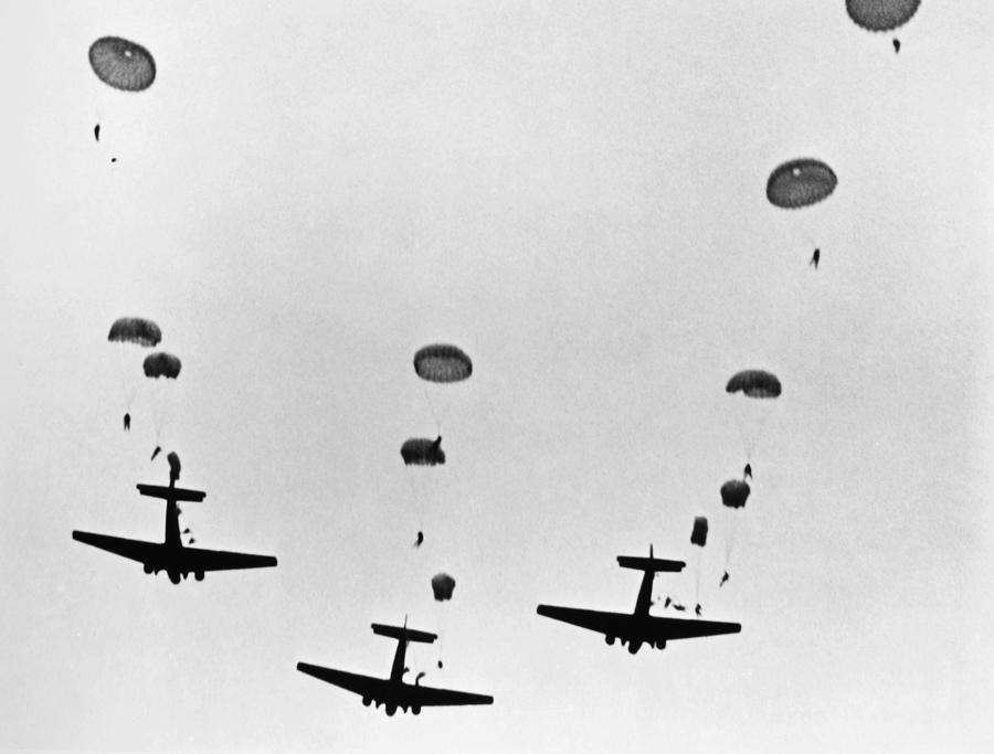 World War Ii Parachutes Photograph By Granger Pixels