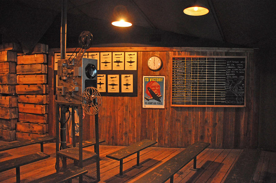 World War II Pilot Briefing Room Photograph by John Black