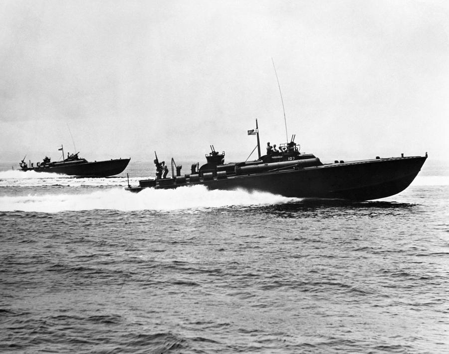 World War II - Pt Boat Photograph by Granger