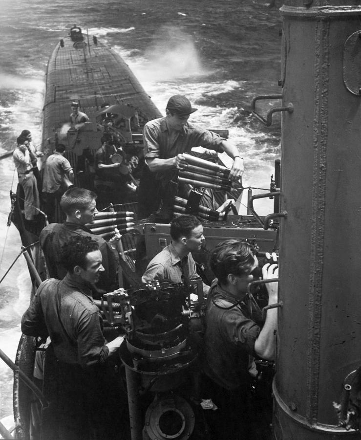 World War II - Submarine Photograph by Granger