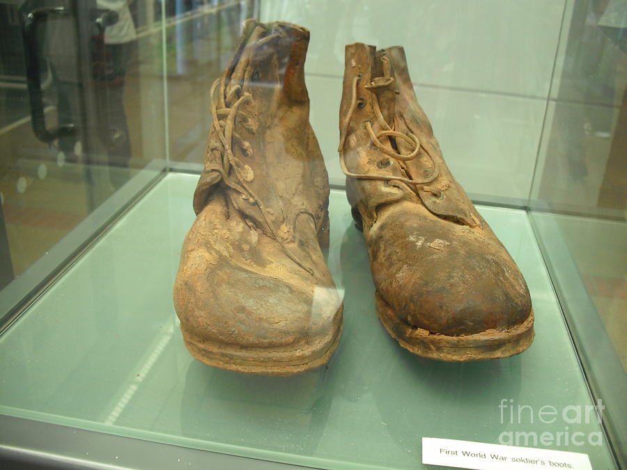 Boot Photograph - World War One Boots by Fergus Mitchell