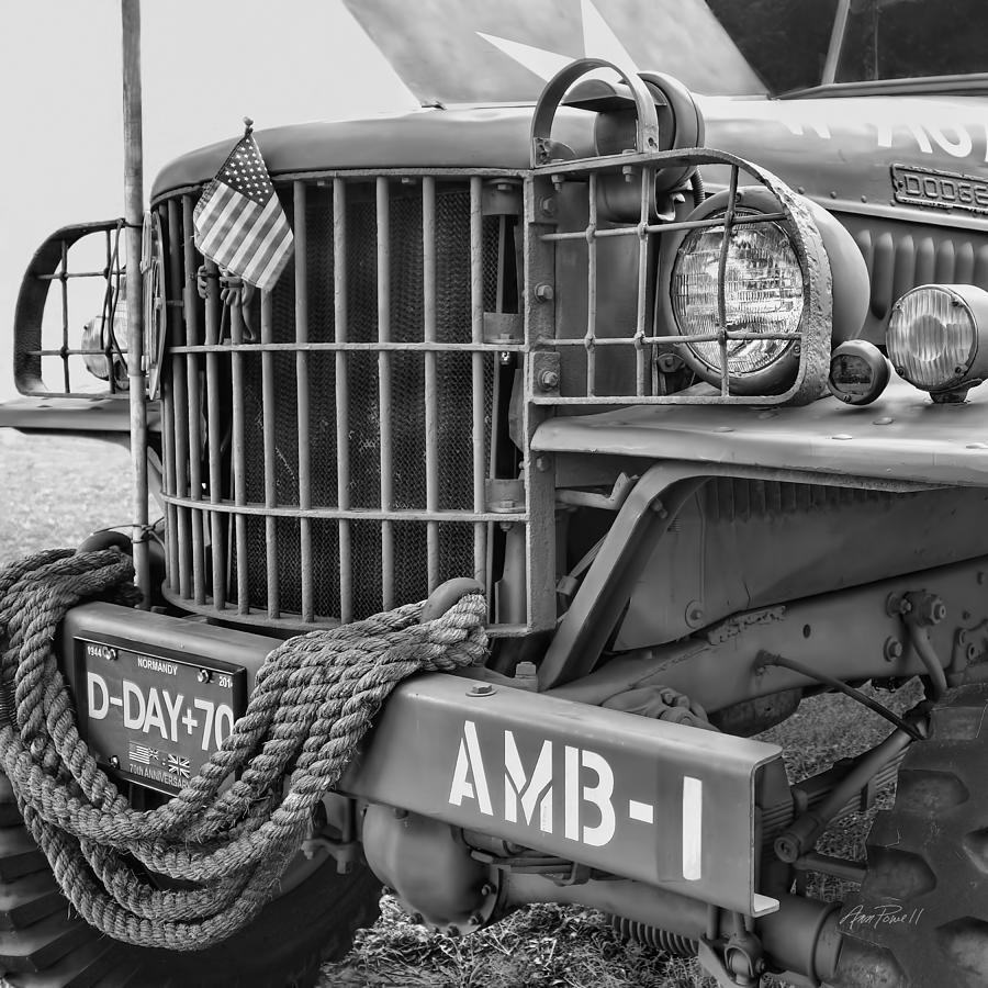 World War Two Ambulance - photography Photograph by Ann Powell