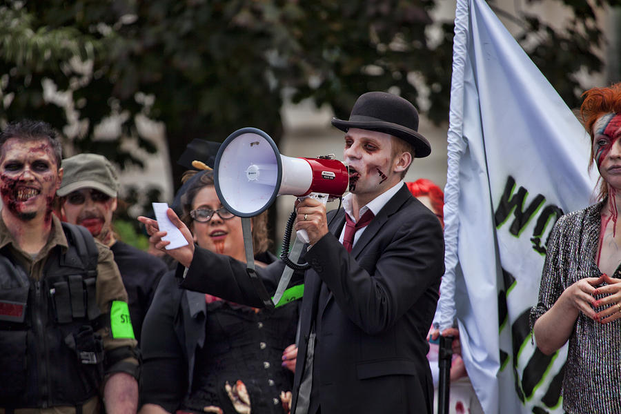 World Zombie Day - London Photograph by Tony Hart-Wilden - Fine Art America