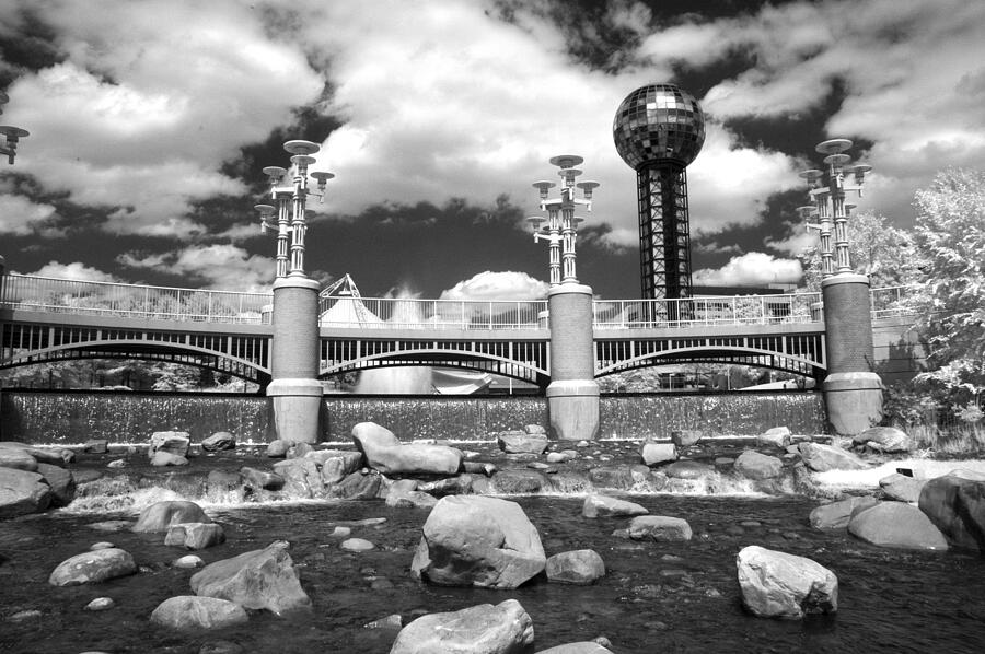 Worlds Fair Park in Knoxville - Infrared Photograph by Paul W Faust -  Impressions of Light
