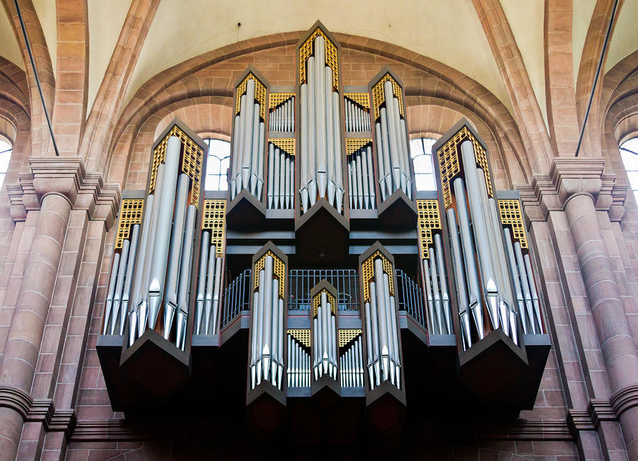 Worms Cathedral organ Photograph by Jenny Setchell