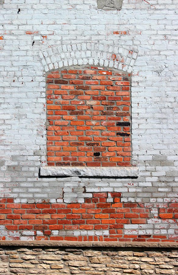 Worn Brick Wall 3 Photograph by Mary Bedy - Fine Art America