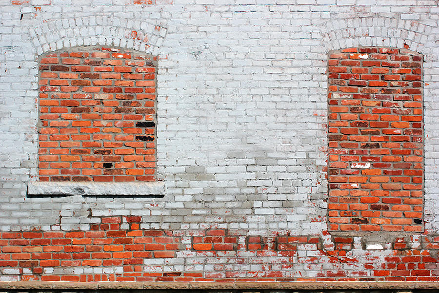 Worn Brick Wall 4 Photograph by Mary Bedy