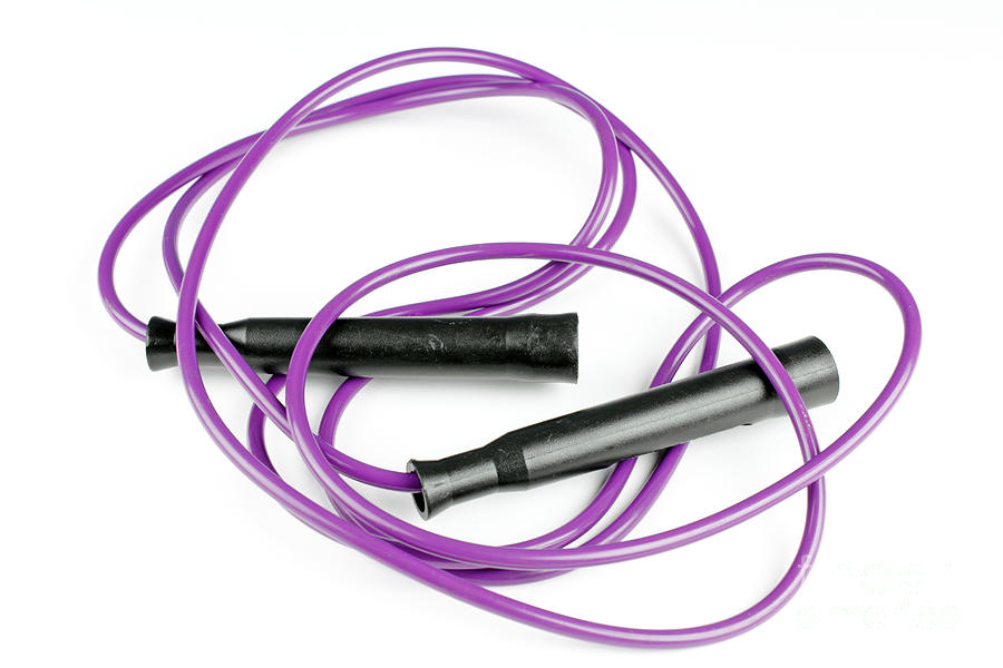 Sports Photograph - Worn Jump Rope by Lee Serenethos
