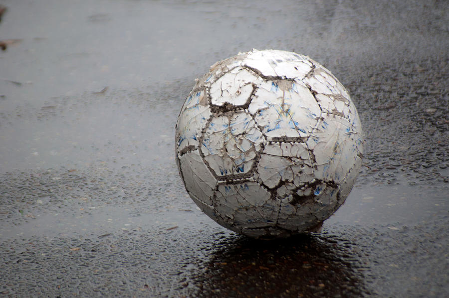 Worn Soccer Photograph by Tikvahs Hope