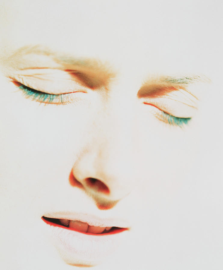 Worried Womans Face Photograph by Science Photo Library