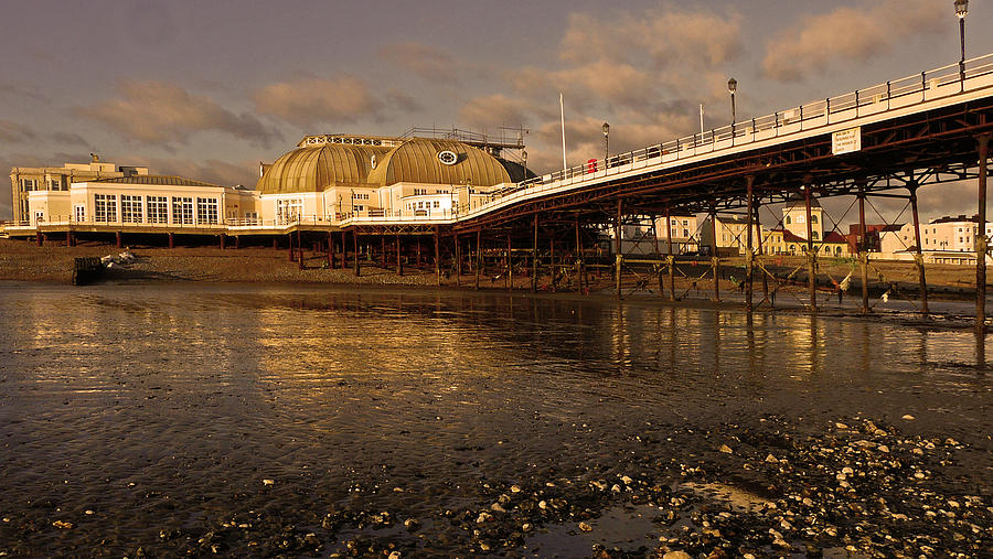 Worthing Pier Reflection Photograph by John Topman