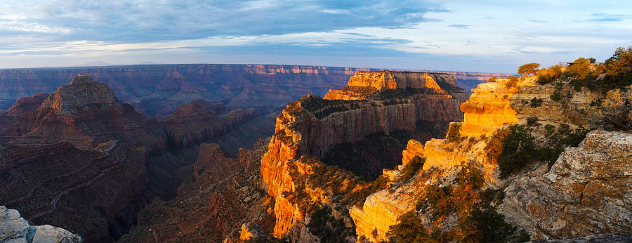 Grand Canyon National Park Photograph - Wotans Throne From Cape Royal, North by Panoramic Images