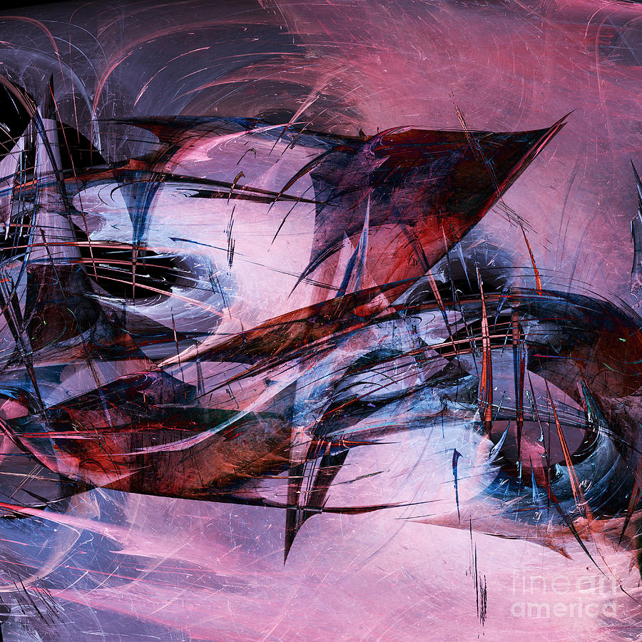 Wounded Sharks Digital Art by Klara Acel