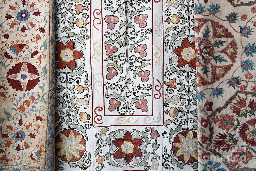 Pattern Photograph - Woven Carpets by Robert Preston
