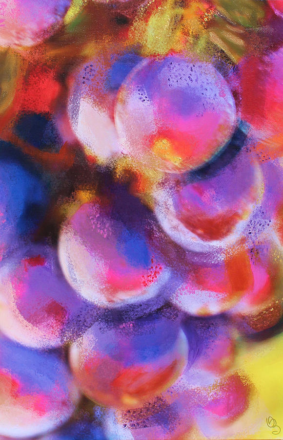 Wrath of Grapes Painting by Deborah Boyd