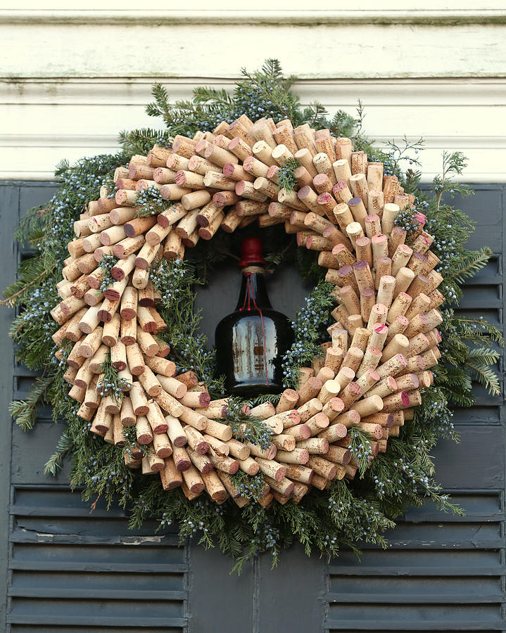 Wreath of Corks Photograph by Pete Federico