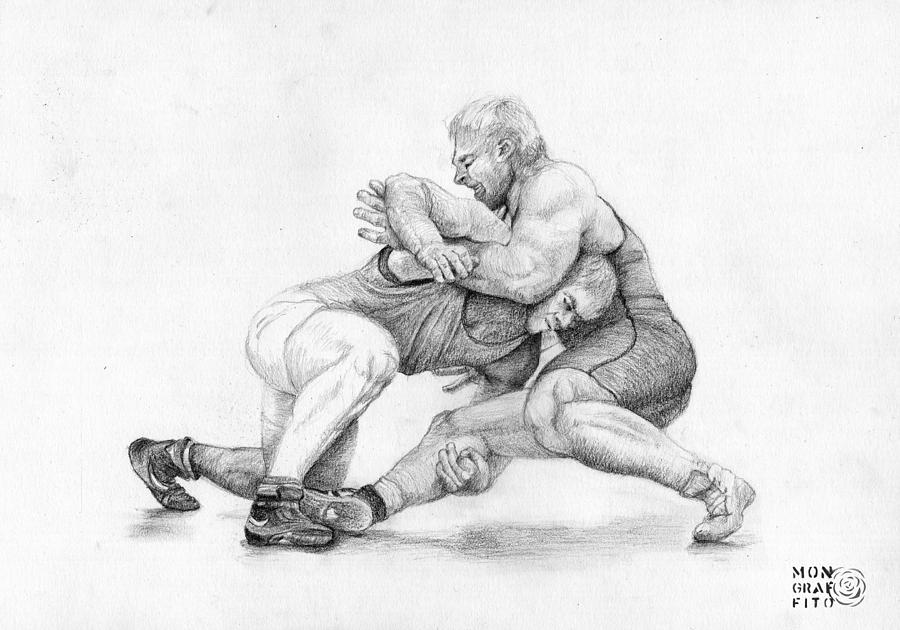 Wrestling Sketching Entertainment  dailyweekly sketches by a sketchcadet