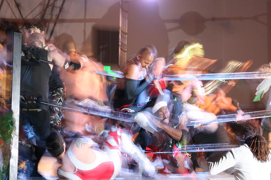 Wrestling Mayhem Photograph by Cynthia Marcopulos