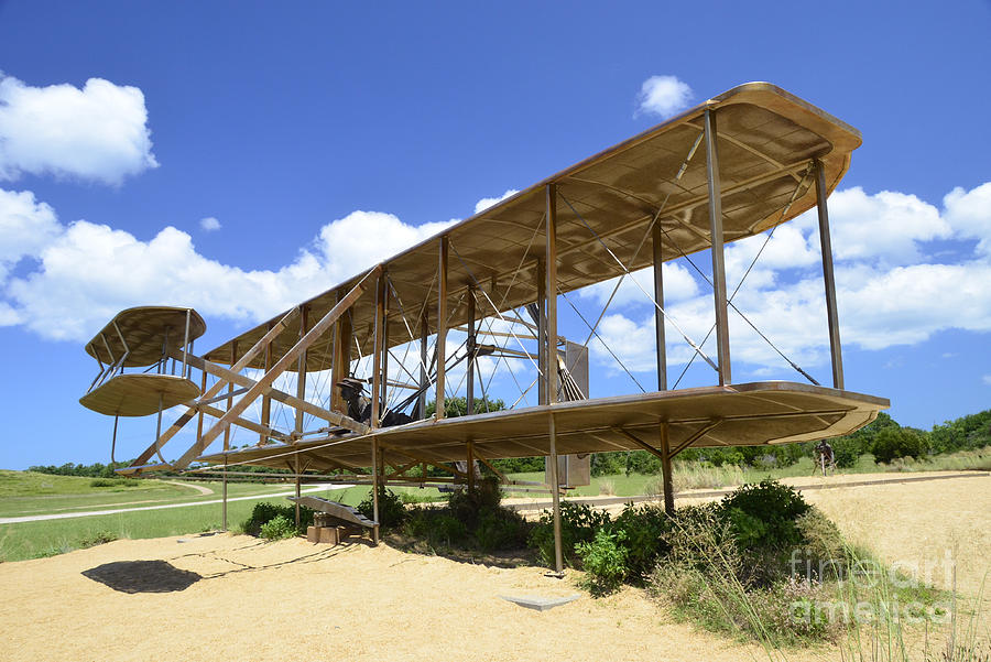 Wright Brothers 1st Flight Sculpture Photograph by Allen Beatty