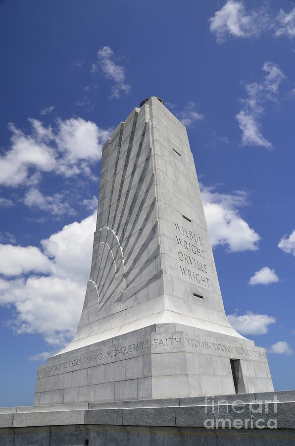 Wright Brothers Memorial Photograph by Allen Beatty