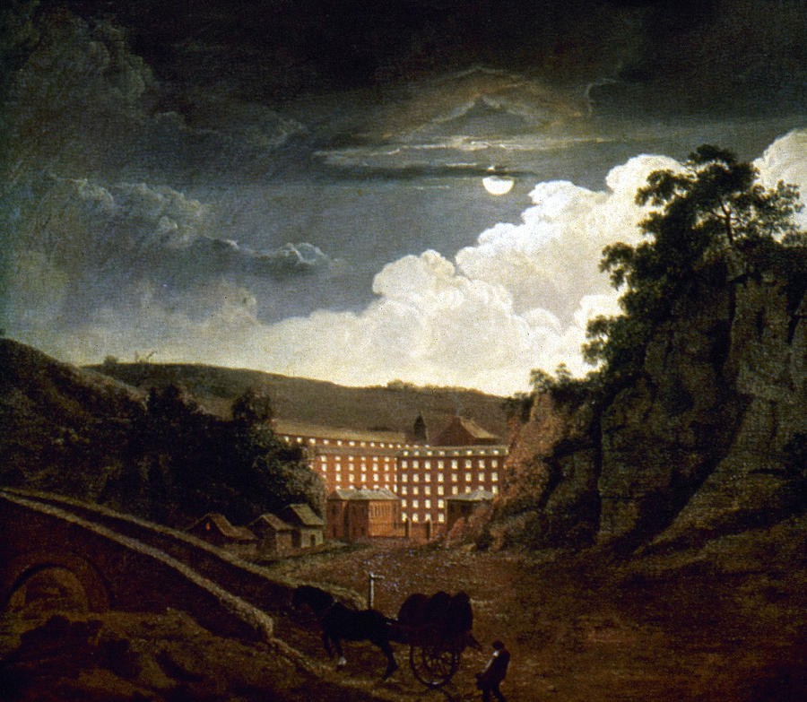 Wright Cotton Mill Painting by Granger