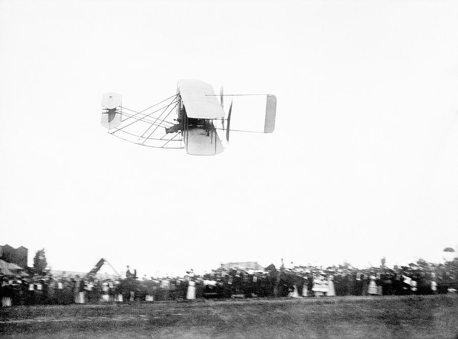 Horse Photograph - Wright Model A Airplane by Library Of Congress